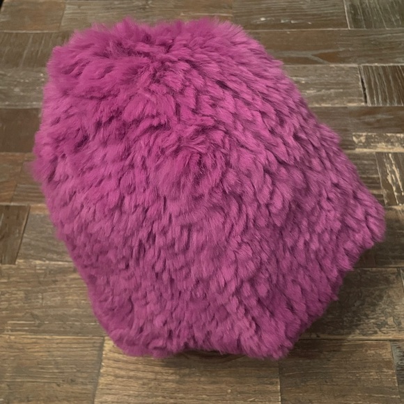 Adrienne Landau Dyed Rex Rabbit Fur Knit Beanie? main image 5
